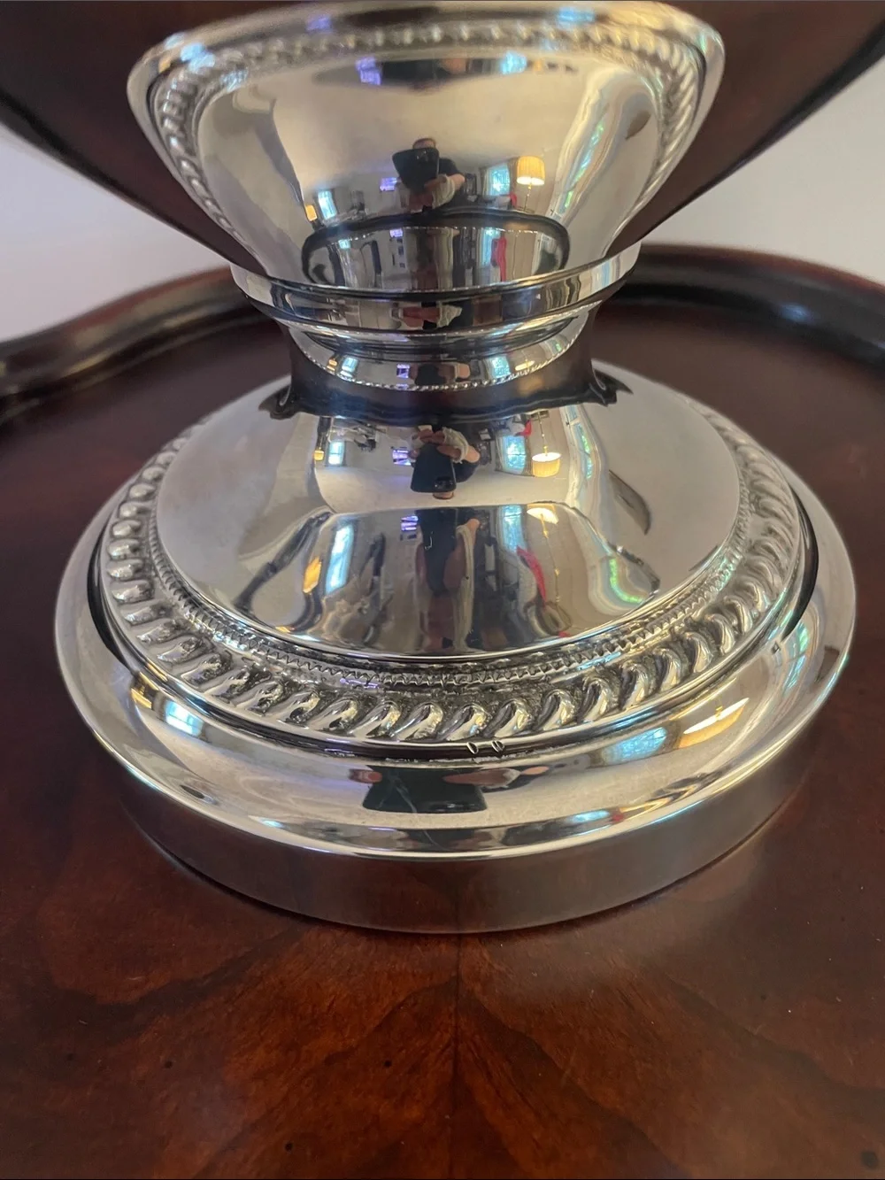 Vintage Silver Plated Double-Handled Trophy Ice Bucket